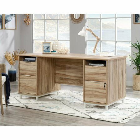 SAUDER Portage Park Executive Desk Ka A2 , Four drawers feature full extension slides for ease of use 426018